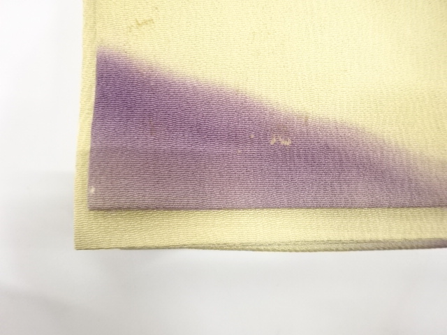  アンティーク　花瓶に文箱・椿・南天模様刺繍丸帯（着用可）